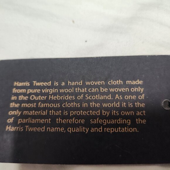 Harris Tweed Luggage Tag +BONUS Travel Magazine - Picture 3 of 6
